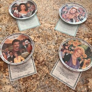 Young & Reckless Collectors Plates Set Of 4